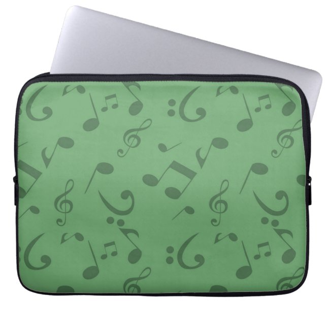 Capa Para Notebook Padrão de música (Frente)