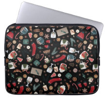 Padrão de Natal de Hygge Escuro