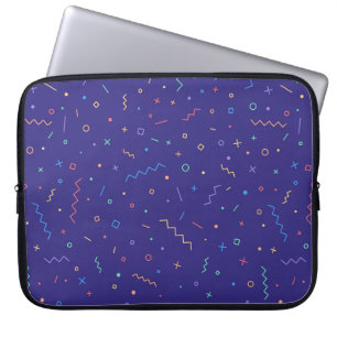 Capa Para Notebook Padrão de Neon do Abstrato retrovisor