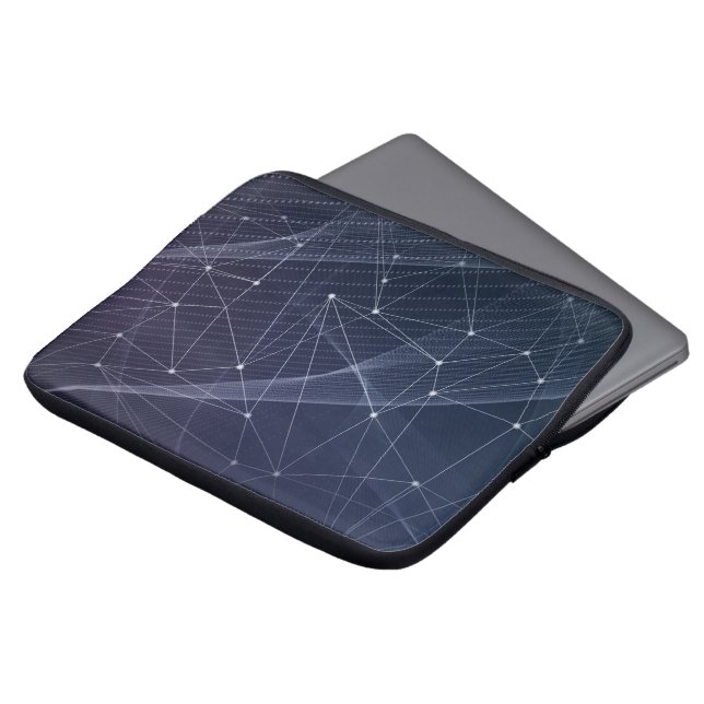 Capa Para Notebook Padrão de Onda e Geometria de abstrato (Frente Topo)
