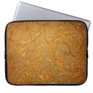 Capa Para Notebook padrão de ornamento floral de abstrato vintage