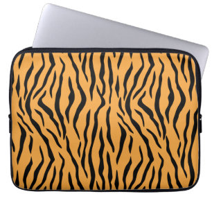Capa Para Notebook Padrão de Pele de Tigre Selvagem