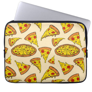 Capa Para Notebook Padrão de Pizza de Queijo de Fusão