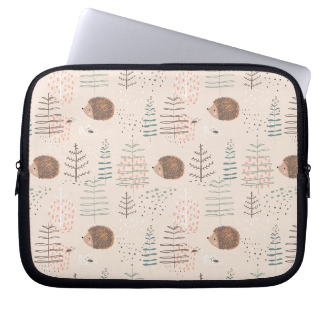 Capa Para Notebook Padrão de Porte da Floresta em Cute (Frente)