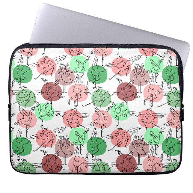 Capa Para Notebook Padrão de poses de ioga | Padrão sem costura de io (Frente)