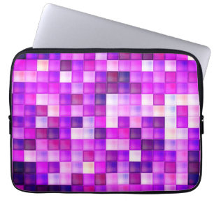 Capa Para Notebook Padrão de Quadrado Rosa de Pixels de Jogo de Vídeo