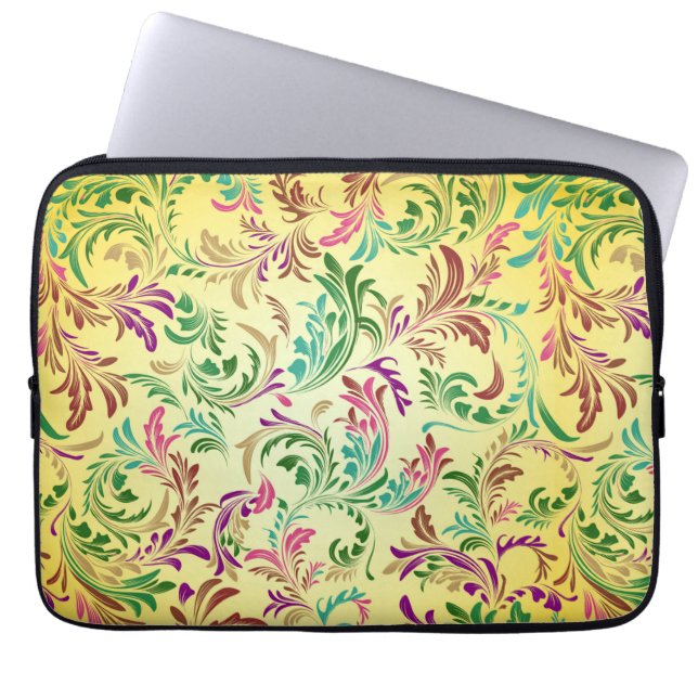 Capa Para Notebook Padrão de Ramificações Design-78466 (Frente)