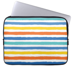 Capa Para Notebook Padrão de Raspagem de Beachy Brilhante
