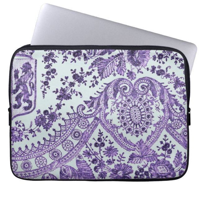 Capa Para Notebook Padrão de rendas planas (Frente)