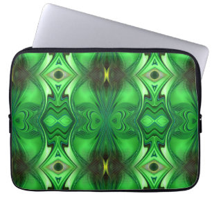 Capa Para Notebook Padrão de Repetição de Energia de Heart Chakra