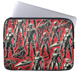 Capa Para Notebook Padrão de Robô Humanoide Futurista | Robótica de I