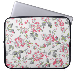 Capa Para Notebook Padrão de Rosas Florais do chique