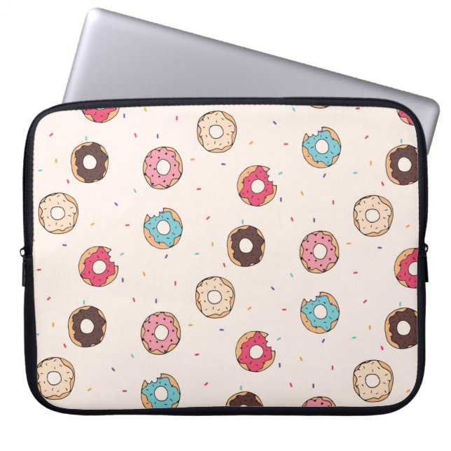 Capa Para Notebook Padrão de Rosquinha doce de açúcar (Frente)