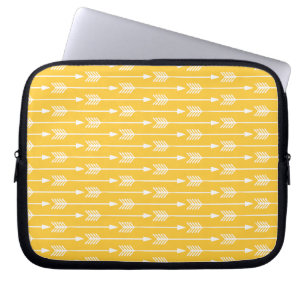 Capa Para Notebook Padrão de Setas Amarelas