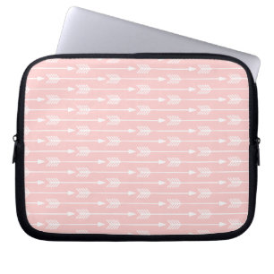 Capa Para Notebook Padrão de setas cor-de-rosa
