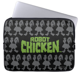 Capa Para Notebook Padrão de Silhouette Robot Chicken