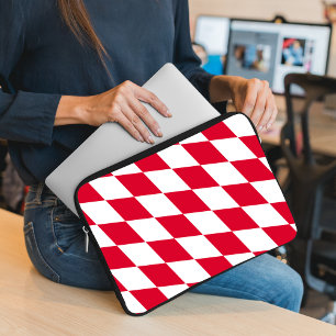 Capa Para Notebook Padrão de Sinalizador do Diamante da Baviera Verme