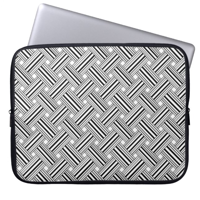 Capa Para Notebook Padrão de tecelagem de abstrato (Frente)