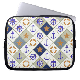 Capa Para Notebook Padrão de Tema do Mar 2