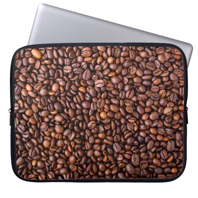 Capa Para Notebook Padrão de textura de comida do café (Frente)
