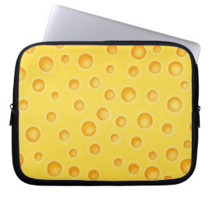 Capa Para Notebook Padrão de textura de queijo suíço