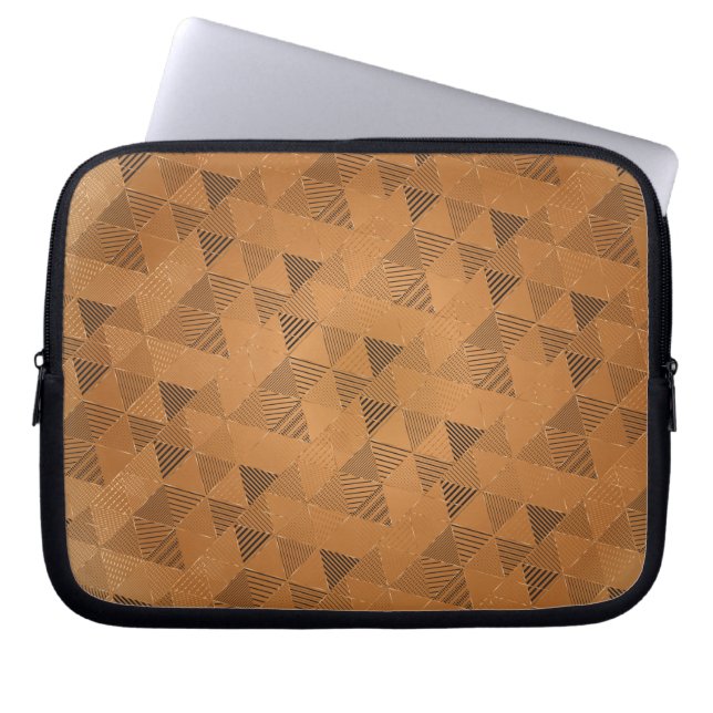 Capa Para Notebook Padrão de triângulos 5 (Frente)