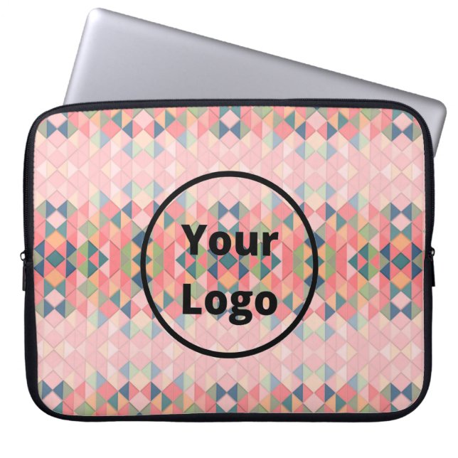 Capa Para Notebook Padrão de trilhos de gradiente coloridos (Frente)