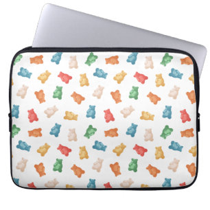 Capa Para Notebook Padrão de Ursinhos Gummy