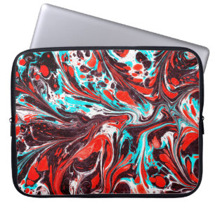 Capa Para Notebook padrão de vazamento colorido de acrílico de marb