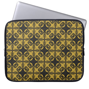 Capa Para Notebook Padrão decorativo sem costura com elegância o