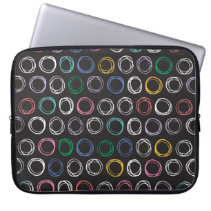 Capa Para Notebook Padrão desenhado à mão com pata sem soldadura d