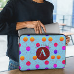 Capa Para Notebook Padrão do Abstrato Bolinhas<br><div class="desc">Eleve o seu estilo técnico com o nosso Laptop de padrões do Abstrato Bolinhas Sleep. Essa tendência e esse gabinete protetor combinam a estética moderna com a funcionalidade, fazer-a o acessório perfeito para o seu laptop. Apresenta um padrão de bolinhas abstrato com círculos lúdicos numa mistura de tons vibrantes e...</div>