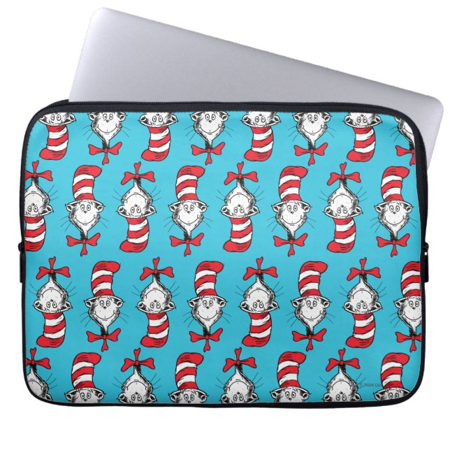 Capa Para Notebook Padrão do Gato no Chapéu (Frente)