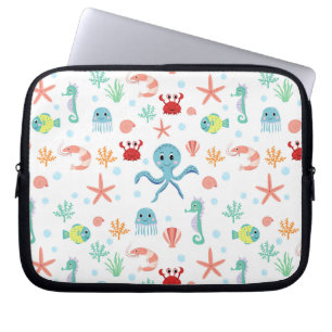 Capa Para Notebook Padrão do mundo do mar