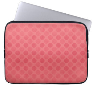 Capa Para Notebook Padrão dos círculos vermelhos da vindima