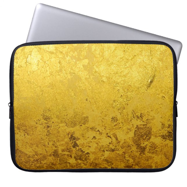 Capa Para Notebook Padrão DOURADO PURO/folha dourada (Frente)