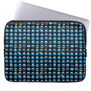 Capa Para Notebook Padrão Emoji Monster Cookie