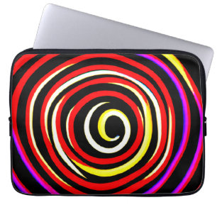 Capa Para Notebook Padrão espiral colorido