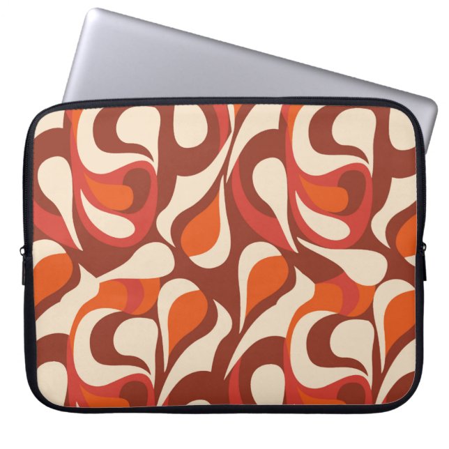 Capa Para Notebook padrão étnico do desenhar de mão. Na moda de fundo (Frente)