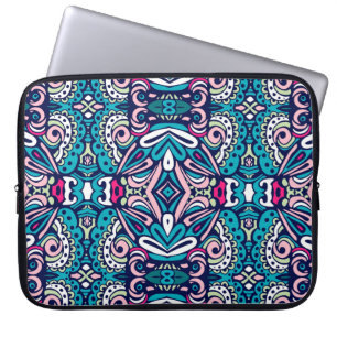 Capa Para Notebook Padrão étnico marcado. mosaico geométrico vi abstr