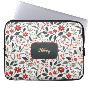 Capa Para Notebook Padrão Floral