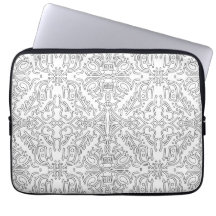 Padrão Floral Cinza Minimalista
