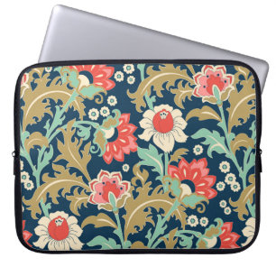 Capa Para Notebook Padrão floral colorido sem costura no estilo popu