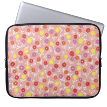 Padrão floral de crianças de pêssego