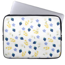 Padrão Floral de Flor Silvestre e Amora