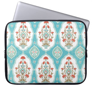 Capa Para Notebook Padrão floral de vindima sem costura no estilo or