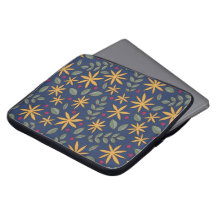 Padrão Floral Dourado Desenho Botânico