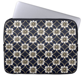 Capa Para Notebook Padrão Floral Japonês