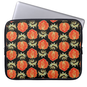 Capa Para Notebook Padrão floral sem costura