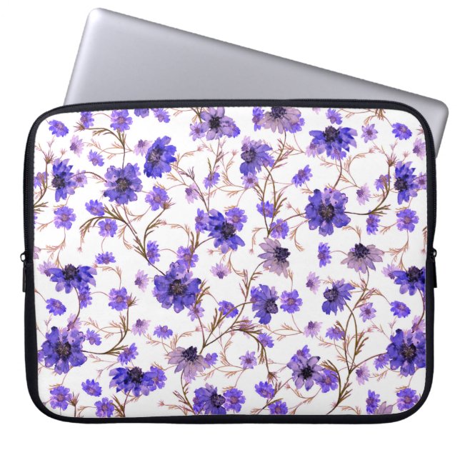 Capa Para Notebook Padrão floral sem costura com flores marigdold (Frente)